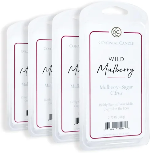 Vista 24 de Colonial Candle Vela perfumada de vainilla ámbar, velas altamente perfumadas para el hogar, vela de cera moteada, 2 mechas, 8 onzas, fabricada