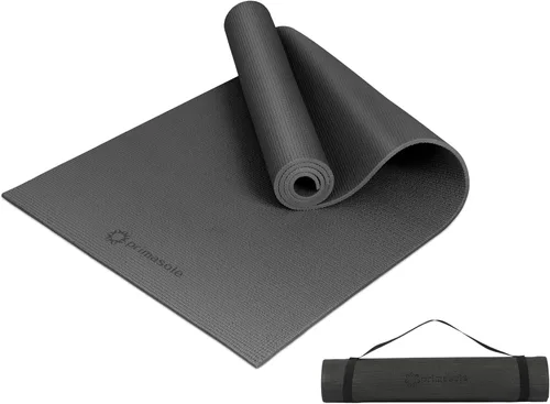 Vista 19 de Esterilla de yoga Primasole con correa de transporte para yoga, pilates, fitness y ejercicios en el suelo en casa y gimnasio, antideslizante, 9