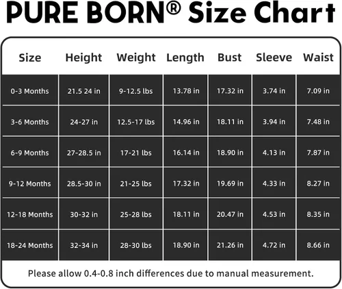 Vista 6 de pureborn Vestido para niña pequeña con Bloomer de manga corta y larga con cubierta de pañal