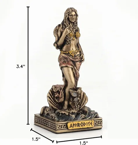 Vista 5 de Veronese Design - Figurina Miniatura de la Diosa de la Belleza Afrodita