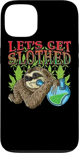Vista 7 de Sloth Smokes Grass Shirt Marihuana Sloth Cannabis Stoner Case para iPhone 17
