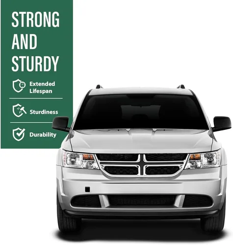 Vista 9 de LQI Cubierta para parachoques delantero compatible con Dodge Journey 2011 2012 2013 2014 2015 2016 1TX87TZZAB