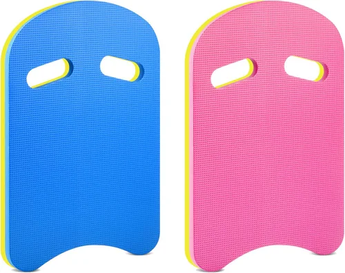 Vista 9 de Kickboard Natación Entrenamiento Kick Board U Design Summer Aid Float Equipment EVA Foam con mango de agujero integrado para accesorios de piscina