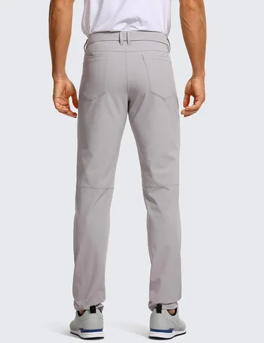 Vista 2 de CRZ YOGA Pantalones de golf cómodos para todo el día para hombre con 5 bolsillos, 303234 pulgadas, de secado rápido, ligeros, casuales, para trabajo