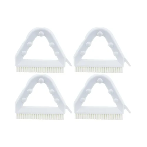 Vista 18 de SPARTA Cepillo comercial de plástico para lechada, cepillo de fregar en forma de triángulo con raspador y dos agujeros roscados para fijar el mango