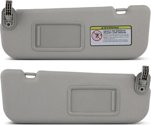 Vista 21 de Visor de sol para pasajero derecho gris sin techo solar para 2002-2005 para Dodge para Ram 1500, 2003-2005 para Dodge para Ram 2500, 2003-2005