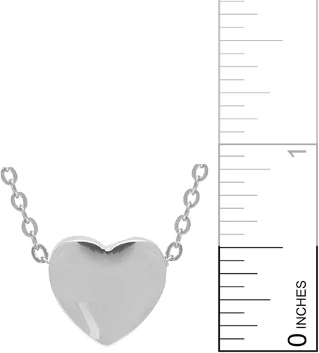 Vista 4 de Collar de corazón simple Spinningdaisy