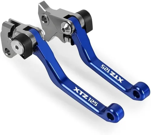 Vista 12 de DOUKI Para Yamaha XTZ125 2003-2016 2015 2014 Motocross Dirt Bike CNC Palancas de embrague de freno de aluminio Palanca plegable Palanca de palanca