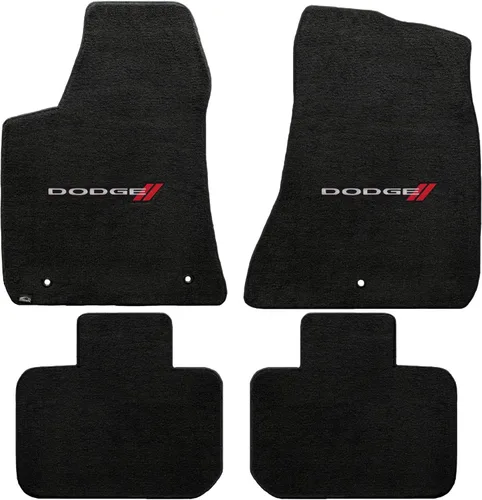 Vista 9 de Lloyd Mats Alfombrillas de piso de ajuste personalizado para Dodge Charger RWD 2011-2023 LogoMat Juego de 2 piezas Carbón 2PC Front Mats Charcoal
