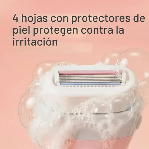 Vista 6 de Schick INTUITION Advanced - Maquinilla de afeitar hidratante para mujer con manteca de karité, 1 mango con 2 recambios