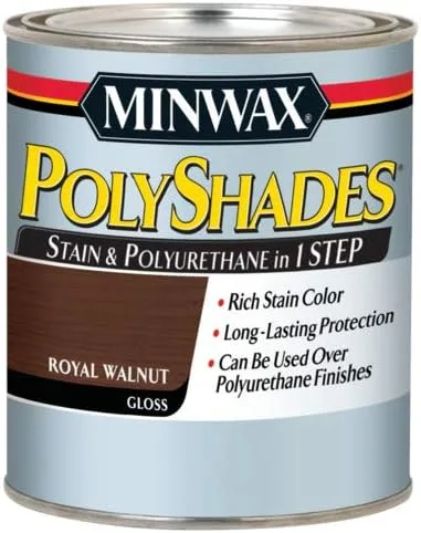 Vista 46 de Barniz Minwax 213104444 PolyShades Miel