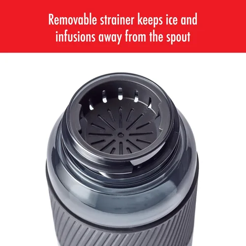 Vista 7 de ZWILLING Botella de agua Tritan de 24 onzas, color negro