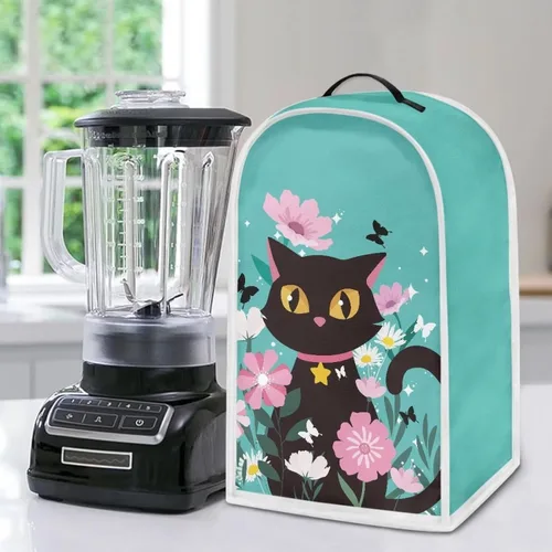 Vista 20 de Aztec Cow - Funda para batidora de girasoles con mango superior, ligera, lavable, para cocina, cafetera, decoración de procesadores de alimentos