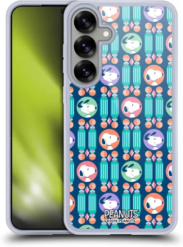 Vista 51 de Head Case Designs Snoopy Deco Dreams - Funda de gel con licencia oficial de Peanuts Blue Pattern [protección de grado militar] compatible con Google