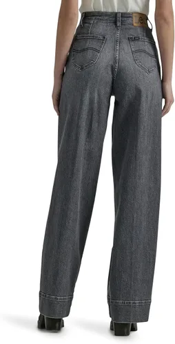 Vista 3 de Pantalones de mezclilla legendarios de talle alto para mujer