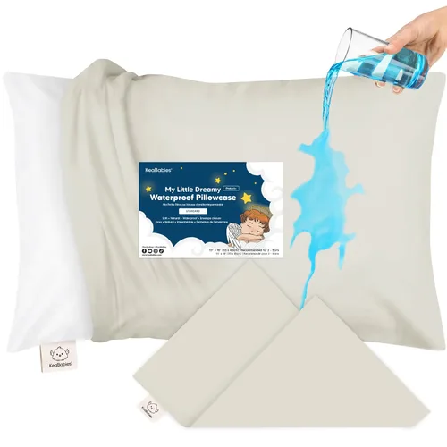 Vista 24 de KeaBabies Funda de almohada para niños pequeños de 13 x 18 pulgadas, funda de almohada de algodón orgánico para niños, niñas, funda de algodón suave