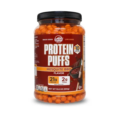 Vista 17 de Twin Peaks Inflados de Proteína - (Ajo Parmesano), Apto para Dieta Cetogénica, Refrigerio Bajo en Carbohidratos