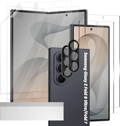Vista 15 de Orzero (3 juegos de 12 paquetes de protectores de pantalla compatibles con Samsung Galaxy Z Flip 8/Flip 7, protector de pantalla con TPU suave