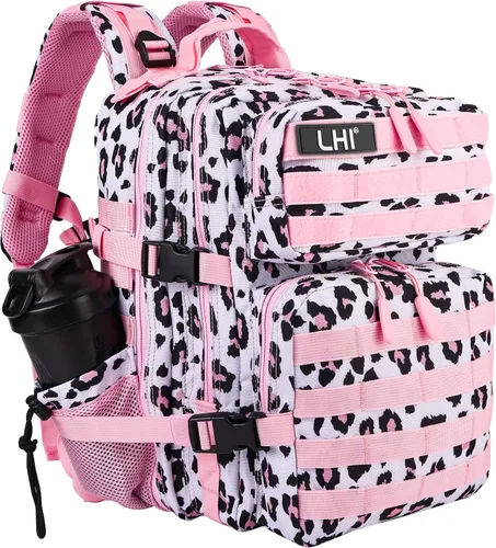 Vista 21 de LHI Mochila Militar Táctica para Hombres y Mujeres 25L/35L Mochila de Asalto del Ejército Bolsa Mochila Pequeña con Portabotellas