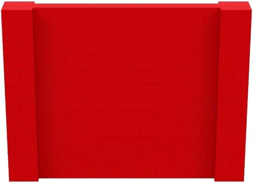 Vista 22 de EverBlock Kit de pared de 5 x 4 pies Bloques de construcción modulares Sistema de pared para edificios, pantallas y estructuras Divisor