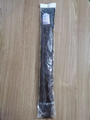 Vista 3 de Extensión de cola de caballo de 32 pulgadas de largo con ondas de maíz para mujer, color T2-30