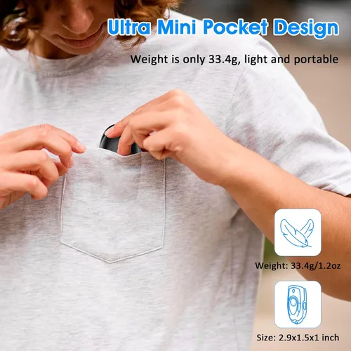 Vista 3 de Mini escáner de código de barras inalámbrico, symcode escáner de código de barras Bluetooth e inalámbrico de 2.4 GHz y USB, lector de imágenes de Lb