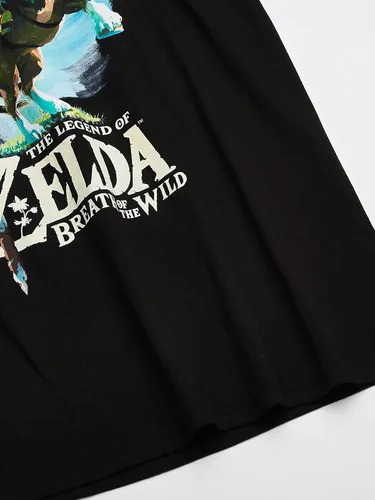Vista 3 de Nintendo Camiseta Linkepona Posing para hombre