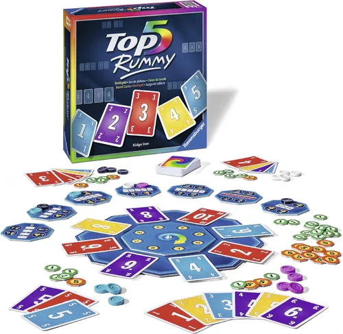 Vista 2 de Top 5 Rummy - Juego de mesa