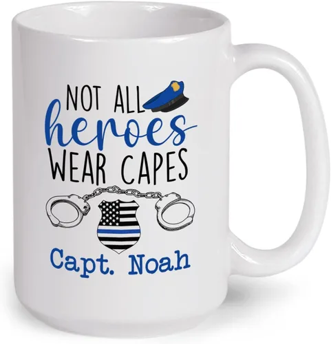 Vista 10 de I Can Arrest It - Taza de café personalizada de policía, regalos de taza de policía, 11 onzas y 15 onzas Taza blanca con texto en inglés "I Can