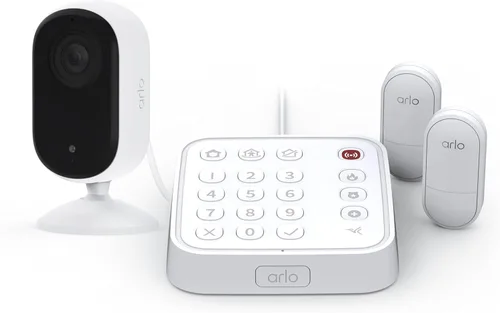 Vista 9 de Cámara de seguridad Arlo Essential 2K Solo para interiores 2ª generación Monitor para bebés y cámara para mascotas Escudo de privacidad