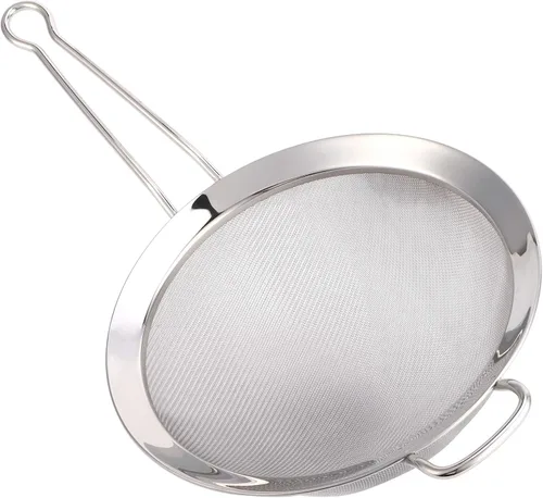 Vista 8 de Tyenaza Stainless Steel Fine Mesh Oil Strainer Flour Colander Sieve Sifter Filter Kitchen Tool
