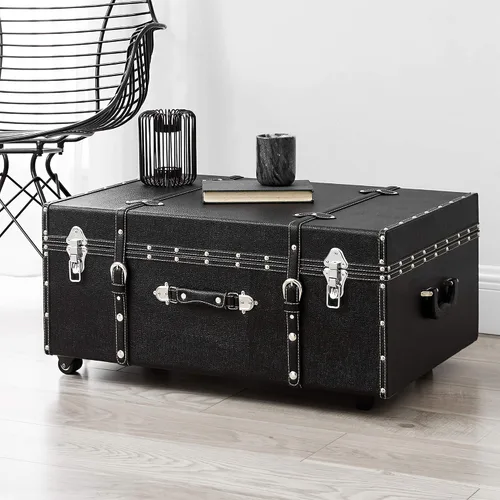 Vista 4 de DormCo Texture Brand Trunk - Negro - Grande