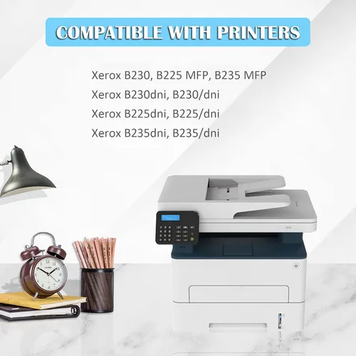 Vista 2 de B230 B225 B235 Cartucho de tambor negro 013r00691 12000 páginas compatible con impresoras Xerox B230 B225 B235 B230dni B225dni B235dni