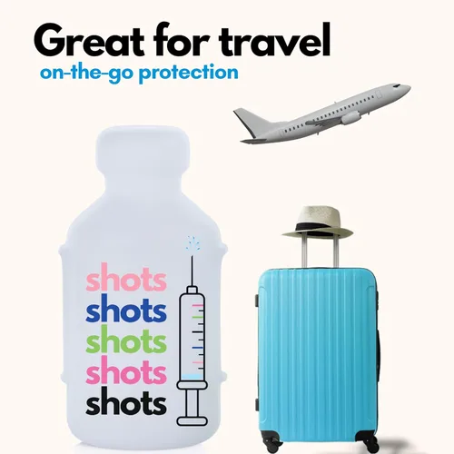 Vista 9 de VIAL SAFE™ Funda protectora de viales de insulina Protector de botella de insulina seguro y cubierta para viales de 0.3 fl oz Compatible