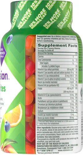 Vista 3 de Vitafusion Gomitas de vitaminas para adultos, 120