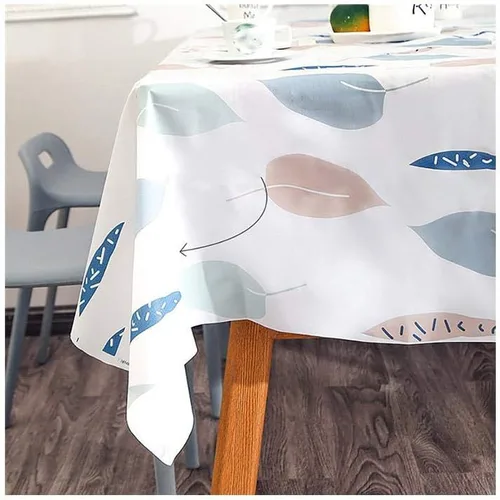 Vista 3 de Impermeable y a prueba de aceite mantel para cocina decorativo mesa de comedor cubierta manteles de mesa mantel rectangular Tapete