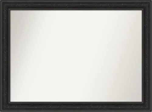 Vista 293 de Amanti Art Espejo personalizado, gran espejo de baño estrecho, espejo de pared o espejo de tocador de baño sobre el fregadero (24 x 24 pulgadas)
