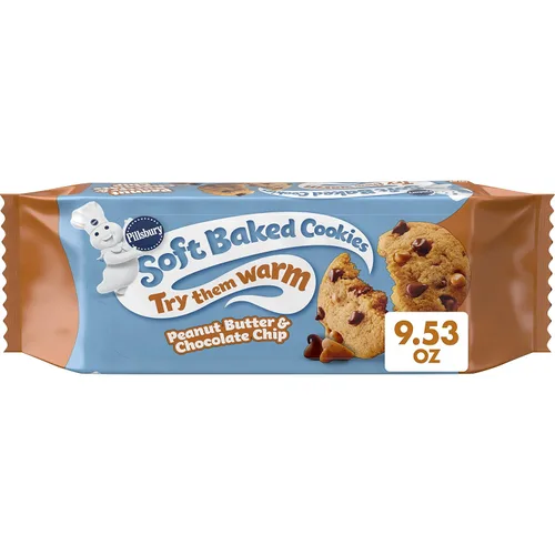 Vista 9 de Pillsbury Mini galletas horneadas suaves, chispas de chocolate, bolsas de aperitivos, 12