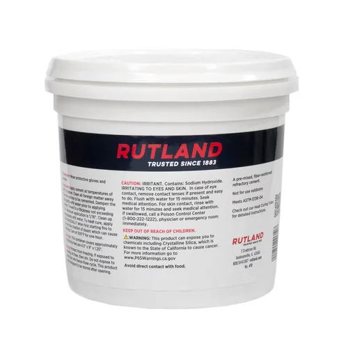 Vista 6 de Rutland 610 - Cemento refractario.