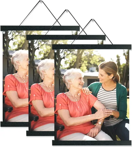 Vista 27 de YK artwood Impresiones de lienzo personalizadas con tus fotos de 8 x 10 pulgadas, imágenes personalizadas a lienzo para amantes, familiares, niños
