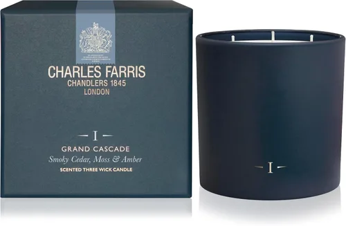 Vista 11 de Charles Farris British Expedition - Vela perfumada de 3 mechas de clavo, tabaco y té de menta