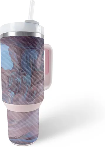 Vista 35 de MightySkins - Funda de fibra de carbono compatible con el vaso Stanley The Quencher H2.0 FlowState de 40 onzas, vida útil, acabado de fibra