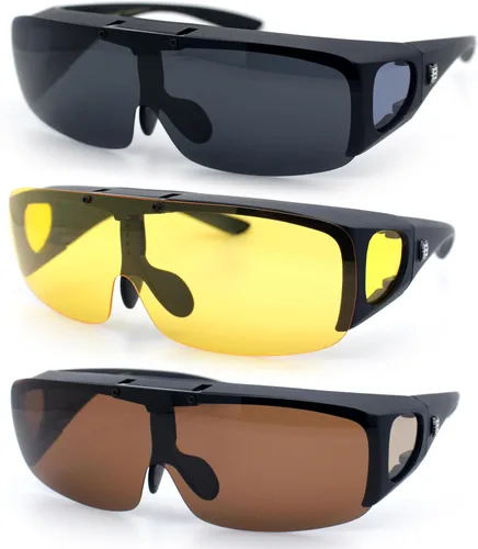 Vista 8 de SA106 Barricade - Gafas de sol polarizadas grandes para hombre