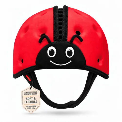 Vista 13 de SafeheadBABY Casco protector de cabeza de bebé suave para gatear y caminar de 7 a 24 meses - Casco de seguridad infantil ultraligero y transpirable