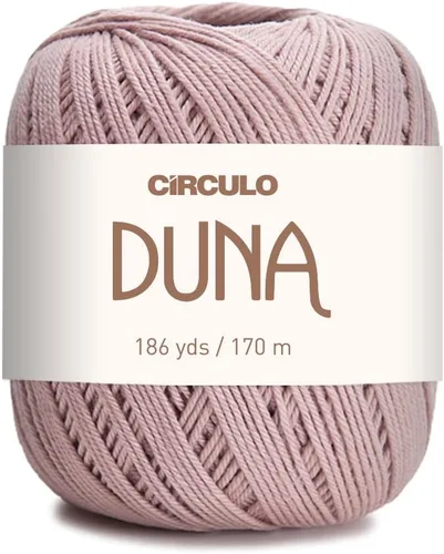 Vista 28 de Círculo Hilo Duna – 186 yardas, 3.52 onzas – Hilo DK de peinado ligero – 100% algodón virgen brasileño mercerizado, perfecto para tejer y hacer