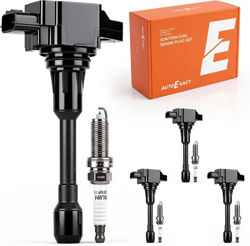 Vista 10 de Paquete de bobinas de encendido UF602 Iridium Spark Plug Set Fit para Honda
