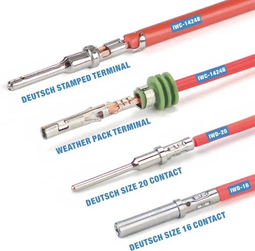 Vista 6 de iCrimp Deutsch - Kit de herramientas de crimpado de terminales de cierre y barril abierto, herramienta de extracción de Deutsch para conectores
