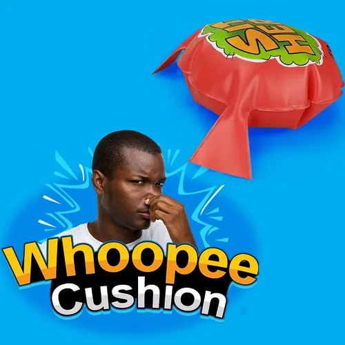 Vista 7 de Cojín Whoopee para Niños Mayores de 3 Años, [3 Piezas, 9 Pulgadas] Cojín Grande de Dibujos Animados Woopie Favor de Fiesta, Divertida Broma Gag