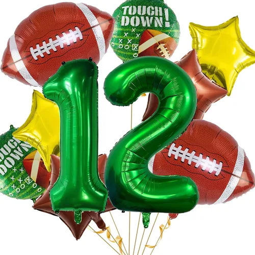 Vista 9 de Set de Globos de Fútbol Decoraciones para Fiesta de Cumpleaños de Fútbol Decoraciones de Partido de Fútbol Tema Deportivo para Cumpleaños