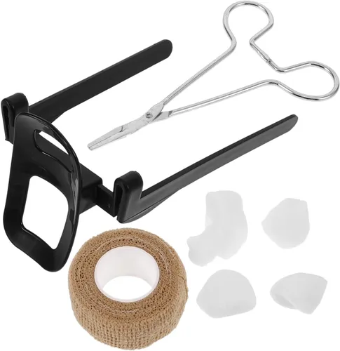 Vista 7 de HANABASS Kit de herramientas de soporte para orejas de perro, kit de soporte para doberman pinscher, pastor alemán, samoyedo, cachorro, corrección